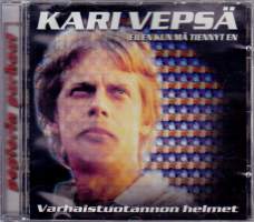 CD Kari Vepsä - Eilen kun mä tiennyt en, 2001. (Varhaistuotannon Helmet).  11543-2
