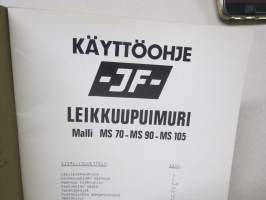 JF leikkuupuimuri MS 70 - MS 90 -MS 105 -käyttöohjekirja