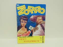 El Zorro N:o 6 / 1961 - Viesti kuolemalta