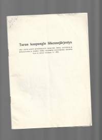 Turun kaupungin liikennejärjestys 1952
