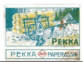 Pekka Paperossia   - tupakkaetiketti