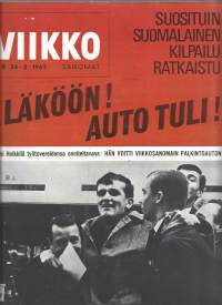 Viikkosanomat  1967 nr 8 / 100 suosituinta suomalaista, Ruotsin kuningas,  iloinen 20-luku, herrasmiehet ratsailla,