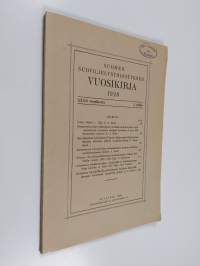 Suomen suoviljelysyhdistyksen vuosikirja 1928 : XXXII vuosikerta 2 vihko