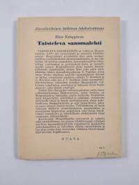 Taisteleva sanomalehti - Morgonbladetin (1872-1884) syntyminen ja asema lehdistössämme