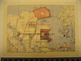Karttanäyte Topografikunnan perustamisen ajalta (1812)