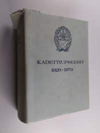 Kadettiupseerit 1920-1970
