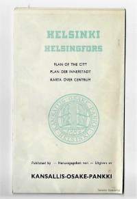 Helsinki -kartta Kansallis-Osake-Pankki 1963