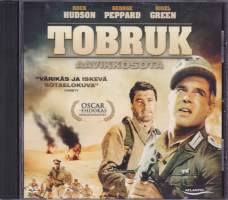 DVD - Tobruk - Aavikkosota, 1966/2010. Iskevän värikäs sotaelokuva Saharan aavikon kuumuudessa.