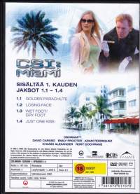 DVD - CSI: Miami 1. kauden jaksot 1-4. 2006. Special Edition.