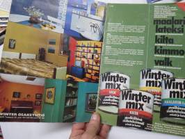 Wintermix Maalarin lateksi, Kilta, Kimmo, Valk 1974 -värikartta