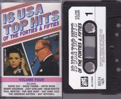 C-kasetti - 16 USA Top Hits of the Forties &amp; Fifties Volume 4. MC 670888.