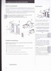 Käyttöohjekirja - Kodak Ektapro 3000 Slide Projector diaprojektori. 4-kielinen: Suomi-ruotsi-italia-saksa