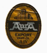 Aura Export A IV olut  olutetiketti