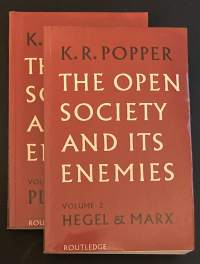 The Open Society and its Enemies - Volume 1 / Spell of Plato sekä Volume 2 / Hegel, Marx and the Aftermath