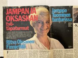 Hymy 1982 nr 5, Jampan ja Oksaskan työtapaturmat, Jussi Jurkan viimeinen haastattelu