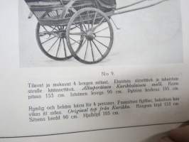 Kurikan Ajokalutehdas Oy - Kurikka Åkdonsfabrik Ab, Kurikka - kuvallinen hinnasto nr 2 ill. katalog 1920 -runsaasti kuvitettu vaunu, kärry- reki ym. luettelo