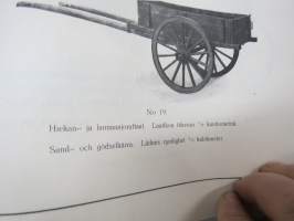 Kurikan Ajokalutehdas Oy - Kurikka Åkdonsfabrik Ab, Kurikka - kuvallinen hinnasto nr 2 ill. katalog 1920 -runsaasti kuvitettu vaunu, kärry- reki ym. luettelo