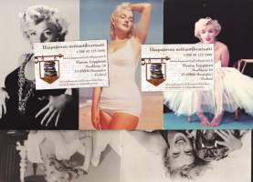 Postikorttierä - Marilyn Monroe - 32 erilaista postikorttia.