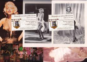 Postikorttierä - Marilyn Monroe - 32 erilaista postikorttia.