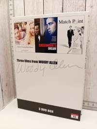 Woody Allen DVD : Vicky Cristina Barcelona, Cassandras Dream, Match Point