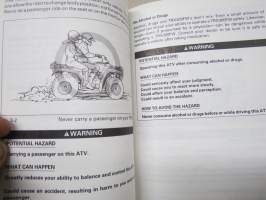Honda TRX300FW 4X4 1994 Owner´s Manual -mönkijä, käyttöohjekirja englanniksi