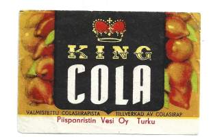King Cola  -  juomaetiketti