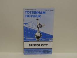Tottenham Hotspur vs Bristol City Official Programme November 1976