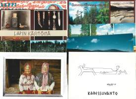 Lappi   - paikkakuntakortti, paikkakuntapostikortti postikortti 8 kpl  sekal  erä