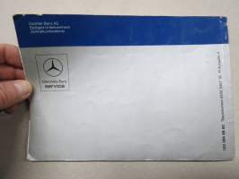 Mercedes-Benz 200, 230 E, 230 CE, 250, 280 E, 280 CE -käyttöohjekirja