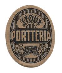 Stout Portteria  -   juomaetiketti  olutetiketti