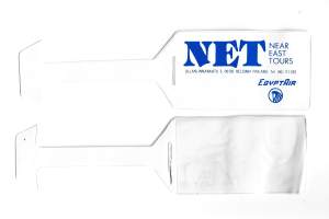 NET Near East Tours / Egypt Air  matkatavaran osoitelappu