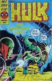 Marvel - Hulk No.1 1984. (Sarjakuvalehdet)