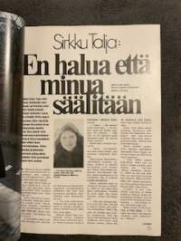 Eeva 1976 nr 6, Rakel Wihuri kokokuvassa, Anni Blomqvist - suru synnytti kirjailijan, Hannu Huuska, Laukon kartano - Tarun ja toden Laukko, Petra Frey