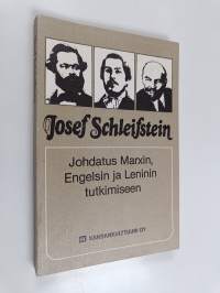Johdatus Marxin, Engelsin ja Leninin tutkimiseen