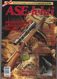 ASE-lehti 1994 nr 4 /  Schultz&amp;Larsen, latauspuristin, Ortgies pistooli,  poliisine ampumakoulutus, Parabellum