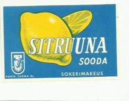 Sitruuna Sooda  -   juomaetiketti