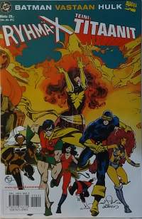 Marvel - Ryhmä-X. Teinititaanit/Batman vastaan Hulk/v. 1999 .  (Sarjakuvalehdet)
