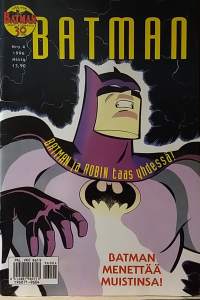 Batman No. 4/1996. Batman menettää muistinsa (Sarjakuvalehdet, sopiva keräilykappaleeksi)
