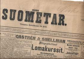 Uusi Suometar 24.7. 1894  sanomalehti