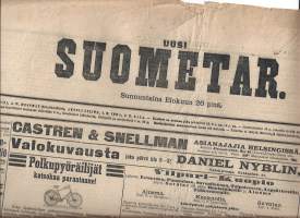 Uusi Suometar 26.8.1894  sanomalehti