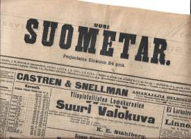 Uusi Suometar 24.8.1894  sanomalehti