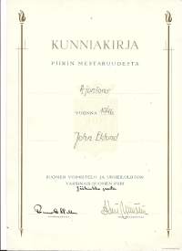 Piirinmestaruus 1948 Jääkiekossa  - kunniakirja 1946