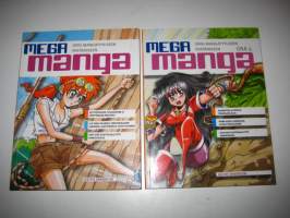Mega Manga - Opas mangatyyliseen piirtämiseen - Osat 1ja 2