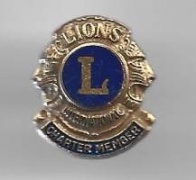 Lions Club   Charter Member  pinssi   rintamerkki