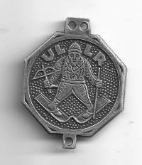 Ulrich patron saint of all winter sports enthusiasts 32 mm / 3.65 g white metal mitali