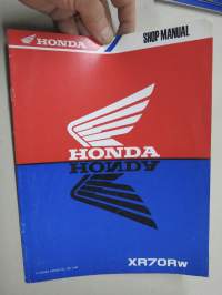 Honda XR70Rw Shop Manual ADDENDUM -korjaamokirjan LISÄOSA
