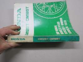Honda CM125T / CM185T Shop Manual / Manuel d´atelier / Werkstatt-Handbuch / Manual de taller -korjaamokirja