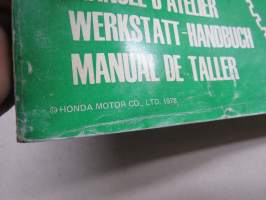 Honda CM125T / CM185T Shop Manual / Manuel d´atelier / Werkstatt-Handbuch / Manual de taller -korjaamokirja