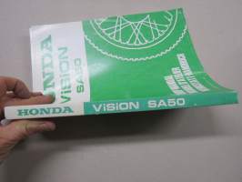 Honda Vision SA50 Shop Manual / Manuel d´atelier / Werkstatt-Handbuch -korjaamokirja
