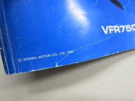 Honda VFR750Fl Shop Manual -korjaamokirja